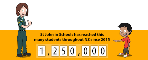 St John in Schools is celebrating teaching over 1,100,000 students